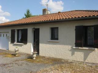 Single storey house on the edge of the..