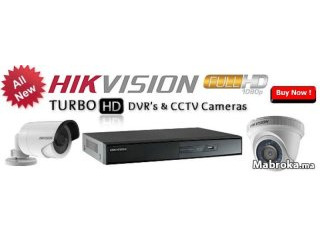 Caméras et DVRs HIKVISION à partir de 3..