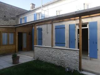 Village property with garden