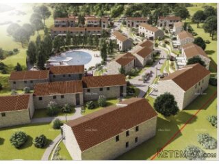 Zona T2, teren sa projektom za turističko naselje