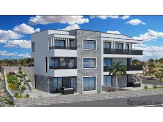 S1-NOVOGRADNJA, VODICE, DVOJNA KUĆA SA BAZENOM I POGLEDOM NA