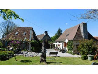 Correze. Beyssenac. Pretty stone house..