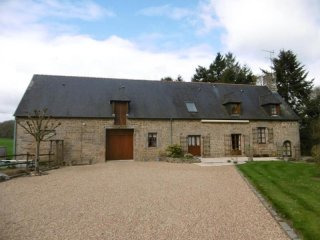 French Longere House with Small Lake