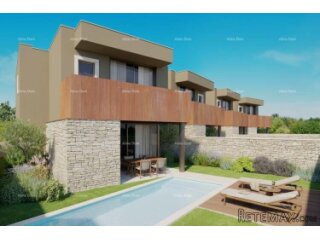 Bale. Moderna kuća u nizu s bazenom, 148,56 m²