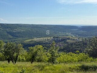 ISTRA - ZAVRŠJE, prekrasan teren od 1508 m2, sa idejnim..