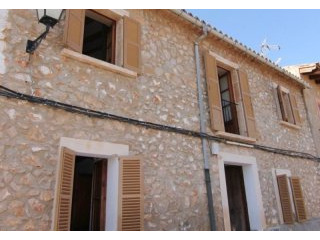 Typical Majorcan stone house in Alaro..