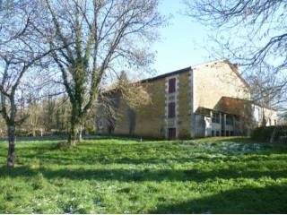 Stone cottage with attached barn and..