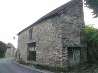 Stone Building Used As Barn In The..