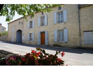 Lovely village property with walled..