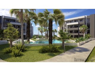 Los apartamentos se ubican en Villamartín, en un complejo..