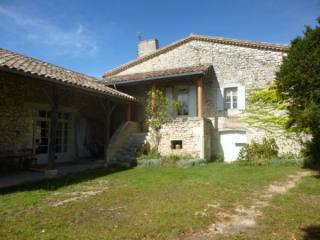 Traditional Stone House with Large..