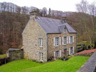 Stone House Set Near A River