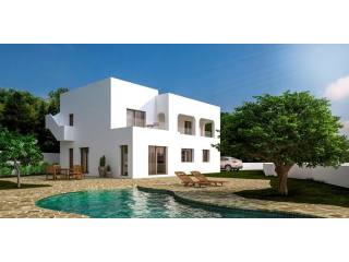 Ibiza-style house with modern interior