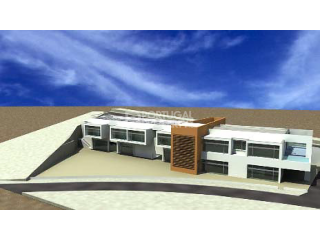 A plot of land with approved project..
