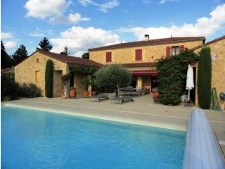 Stone House With Garage And Pool On The..