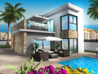 4 Bedroom 4 Bathroom Villa In Benidorm..