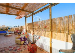 Two bedroom apartment with large roof..