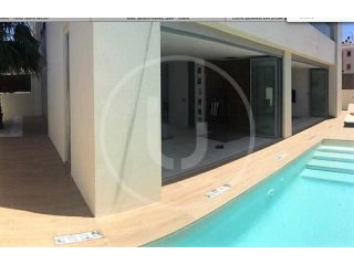 Modern luxury apartment with pool