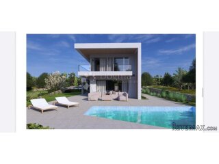 Građevinska parcela 554 m² sa projektom za modernu vilu sa b