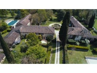 French Country Estate With Manor House..