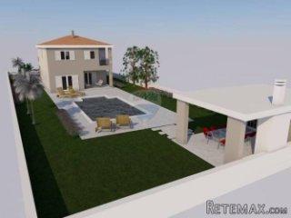 Istra, Umag, građevinsko zemljište sa glavnim projektom