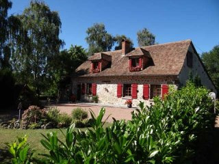 Old Stonefarmhouse In A Quiet Hamlet A..