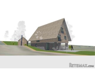 Sunger - zemljište s projektom obiteljske kuće
