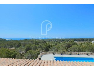 Large villa with sea views near Cala..