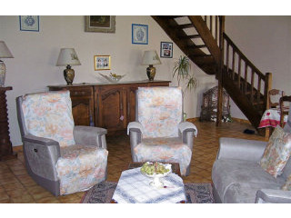 Residential Stone House With Attached..