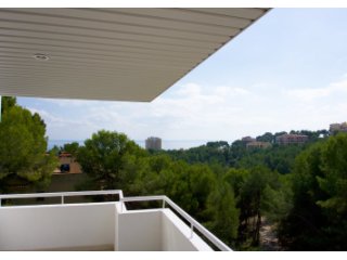 Spacious penthouse with sea views in Cas Catala. The..