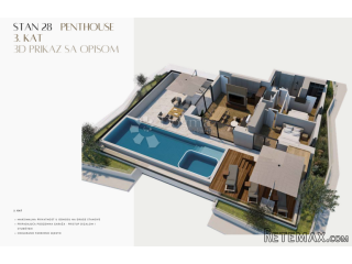 PENTHOUSE S BAZENOM, NOVOGRADNJA