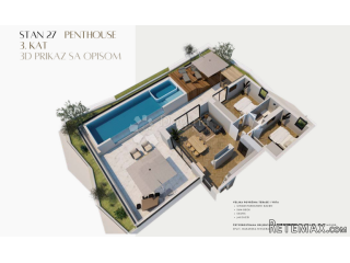DVOSOBAN PENTHOUSE U NOVOGRADNJI