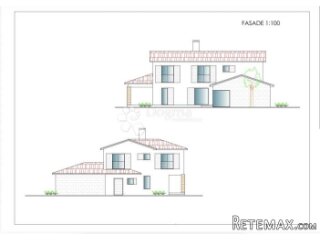 Labin, građevinsko zemljište s projektom