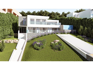 New Built Villa With Sea Views In Santa..