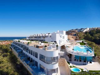 Bungalow está ubicado en Gran Alacant, en un complejo..