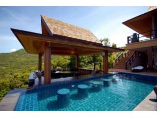 Modern Koh Samui mountain top, Zen..