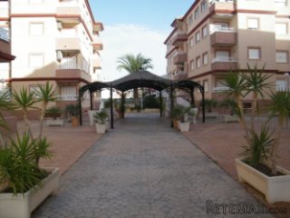 Two bedroom ground floor apartment overlooking the communal..