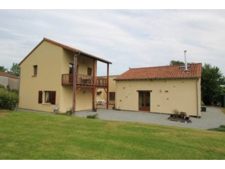 Contemporary Stone House With Large..