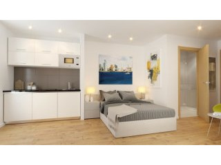 Fourth floor ensuite studio apartment..