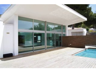 Modern villa with sea views in El Portet