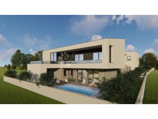 Prekrasna vila s bazenom u izgradnjii! - POGLED MORE