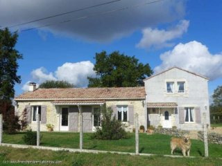 Renovated and extended stone house near..
