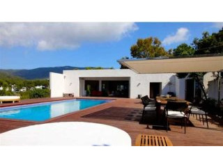 Modern- style villa close to the beach