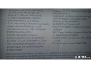 Macbook Pro neuf 9500 dh