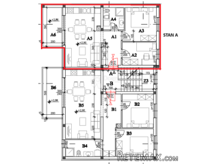 Novogradnja Kaštanjer 55 m2 (STAN A)