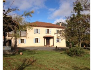 Old Village Farmhouse And Barns With..