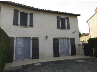 Village house with large courtyard..