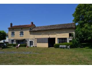 Old Stone House With Outbuildings And..