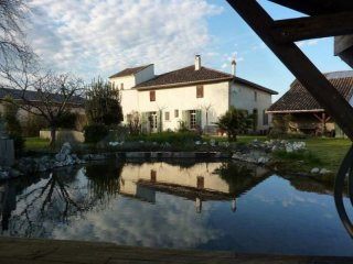 House, Guest Cottage, Pond, Landscaping