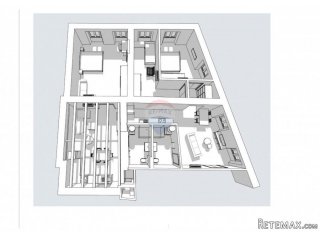 RIJEKA,CENTAR- stan 130 m2 za investiciju